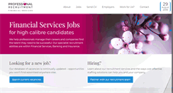 Desktop Screenshot of professionalrecruitment.co.uk
