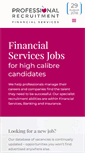 Mobile Screenshot of professionalrecruitment.co.uk